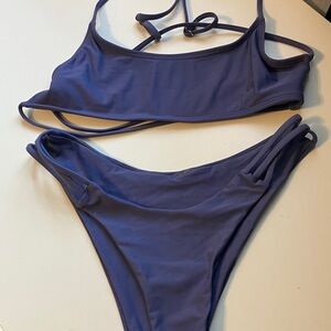 Elegant Indigo Bikini Set